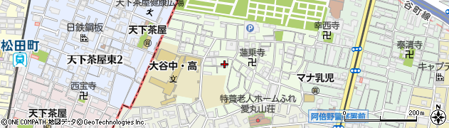 大阪府大阪市阿倍野区共立通周辺の地図