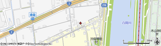 岡山県岡山市中区倉益527周辺の地図