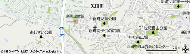 奈良県大和郡山市矢田町5512-10周辺の地図