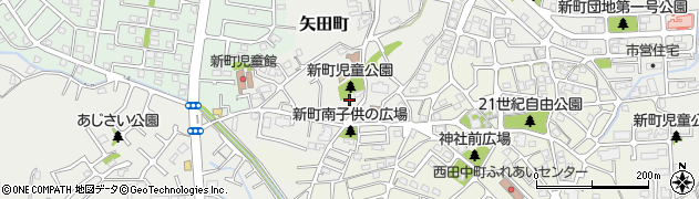 奈良県大和郡山市矢田町5512-29周辺の地図