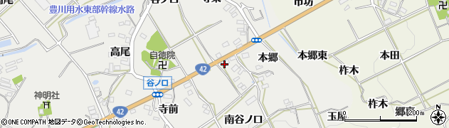 愛知県田原市南神戸町本郷20周辺の地図