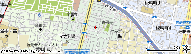 【時間厳守】阿倍野筋4丁目駐車場周辺の地図