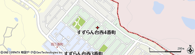 三重県名張市すずらん台西４番町106周辺の地図