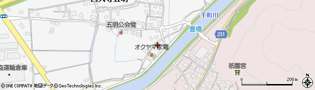 岡山県岡山市東区西大寺五明22周辺の地図