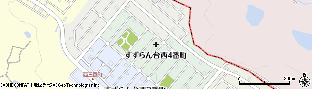 三重県名張市すずらん台西４番町105周辺の地図