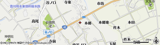 愛知県田原市南神戸町本郷28周辺の地図