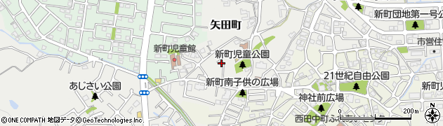 奈良県大和郡山市矢田町5511-28周辺の地図