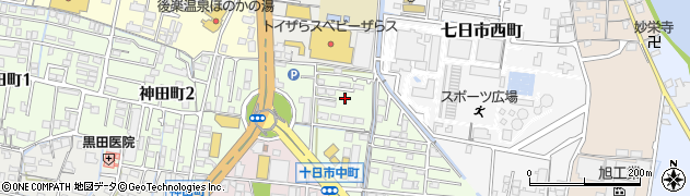 岡山県岡山市北区十日市中町2周辺の地図