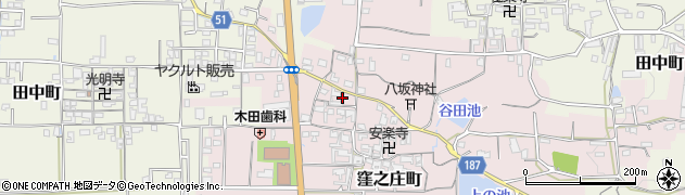 奈良県奈良市窪之庄町361周辺の地図