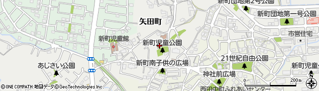 奈良県大和郡山市矢田町5512-22周辺の地図