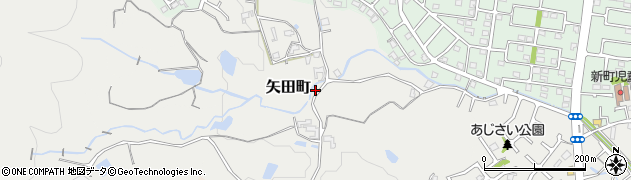 奈良県大和郡山市矢田町5775周辺の地図