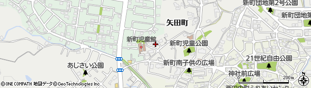 奈良県大和郡山市矢田町5518-18周辺の地図