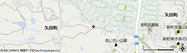 奈良県大和郡山市矢田町5796周辺の地図