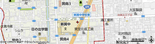 楠正長史跡公園周辺の地図
