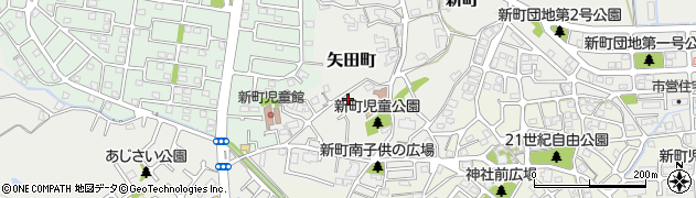 奈良県大和郡山市矢田町5511-14周辺の地図