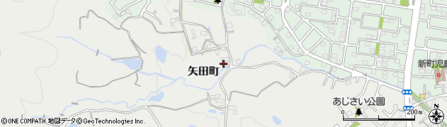 奈良県大和郡山市矢田町5845周辺の地図