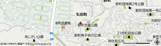 奈良県大和郡山市矢田町5510周辺の地図