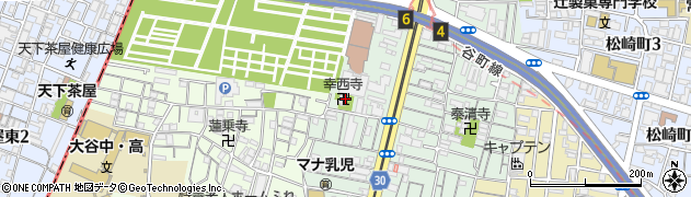 幸西寺周辺の地図