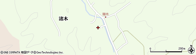 三重県伊賀市諸木647周辺の地図