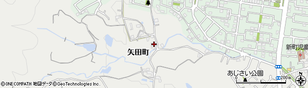 奈良県大和郡山市矢田町5844-1周辺の地図