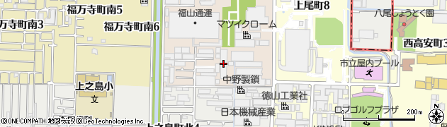 アポロジャパン八尾工場周辺の地図