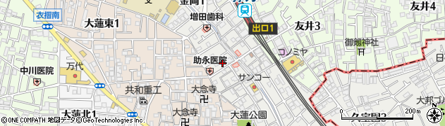 白井米穀店周辺の地図
