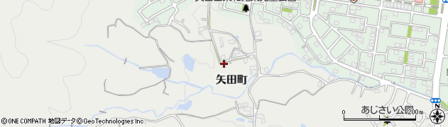奈良県大和郡山市矢田町5850周辺の地図