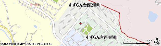 三重県名張市すずらん台西４番町21周辺の地図