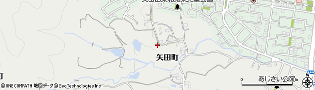 奈良県大和郡山市矢田町5888周辺の地図