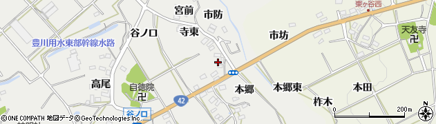 愛知県田原市南神戸町本郷13周辺の地図