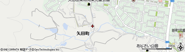 奈良県大和郡山市矢田町5844周辺の地図