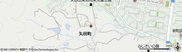 奈良県大和郡山市矢田町5846周辺の地図