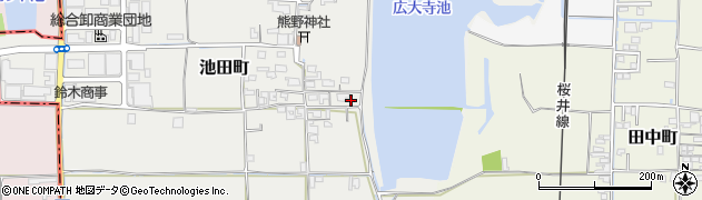 奈良県奈良市池田町140周辺の地図