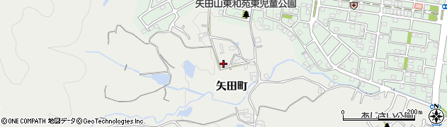 奈良県大和郡山市矢田町5841周辺の地図