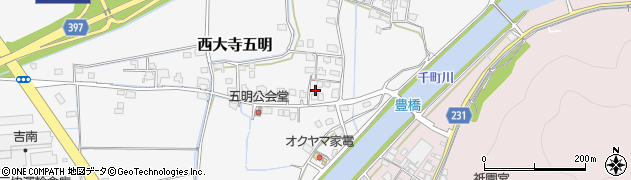 岡山県岡山市東区西大寺五明117周辺の地図