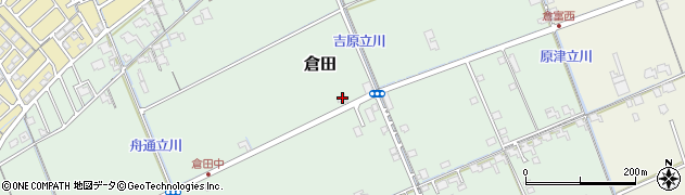 岡山県岡山市中区倉田158周辺の地図