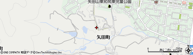 奈良県大和郡山市矢田町5889周辺の地図