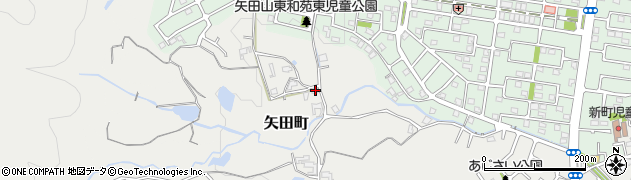 奈良県大和郡山市矢田町5844-2周辺の地図