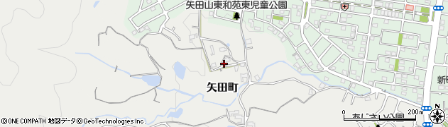 奈良県大和郡山市矢田町5842周辺の地図