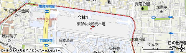 大阪シティ信用金庫東部市場支店周辺の地図