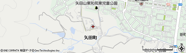 奈良県大和郡山市矢田町5843周辺の地図