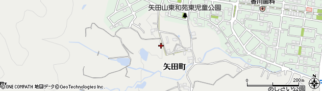 奈良県大和郡山市矢田町5893周辺の地図