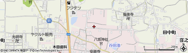 奈良県奈良市窪之庄町周辺の地図