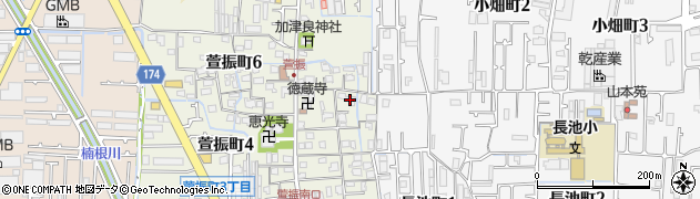 大阪府八尾市萱振町5丁目79周辺の地図
