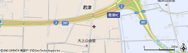 岡山県岡山市東区君津105周辺の地図