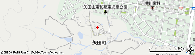 奈良県大和郡山市矢田町5838周辺の地図