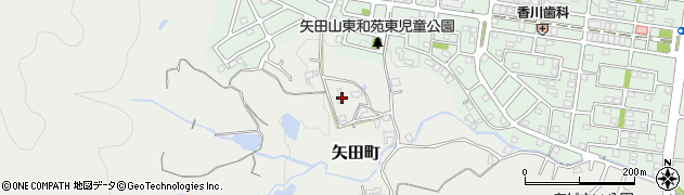 奈良県大和郡山市矢田町5836-1周辺の地図