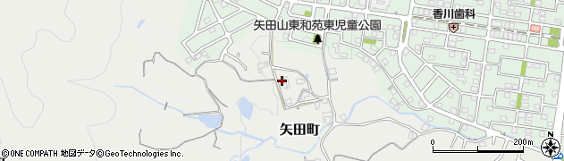 奈良県大和郡山市矢田町5836-2周辺の地図