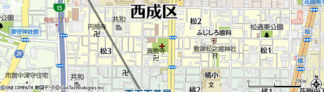 松通公園周辺の地図