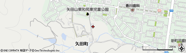 奈良県大和郡山市矢田町5816周辺の地図